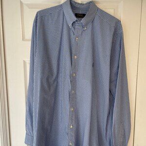 Ralph Lauren performance Gingham Oxford button down shirt